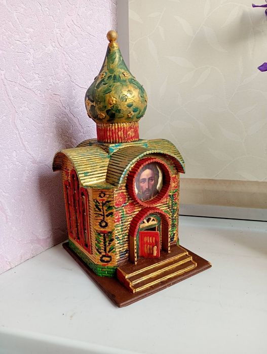Макет дерев'яний церква космач
