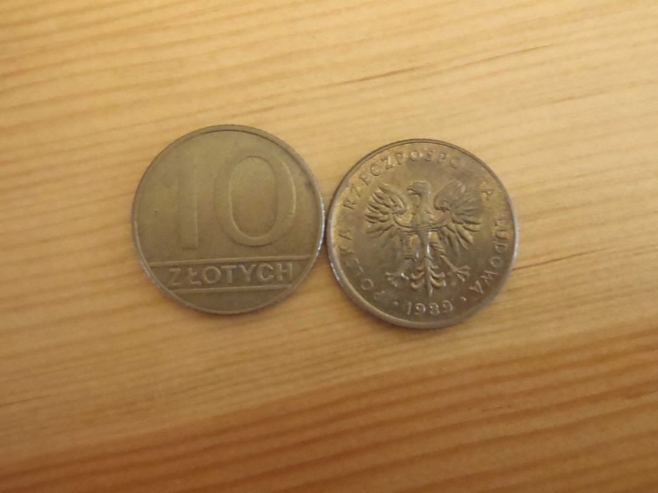 Moneta 10 złotych 1989, 1990 rok