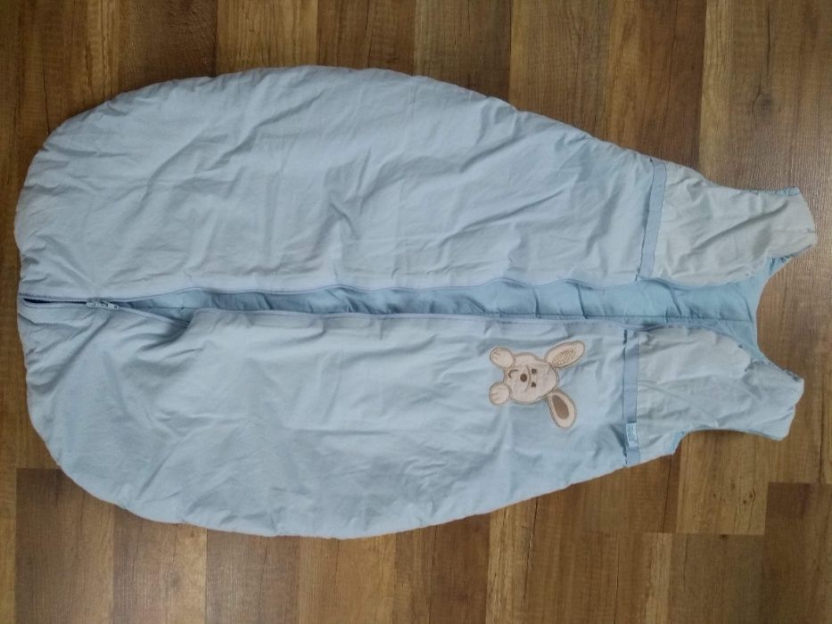 Ochraniacz i Śpiworki rozm. 80 niebieski różowy