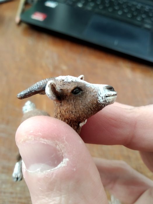 SCHLEICH Dwarf Goat Figure - Repaint