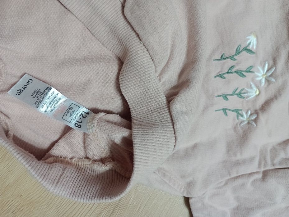 Paka zestaw ubranek dla dziewczynki na 80 86 bluza spodnie