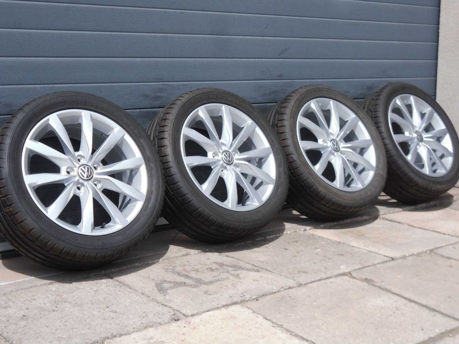 Koła letnie aluminiowe 17 5x112 oryg Vw Golf VII 5N VIII VI Caddy Touran I