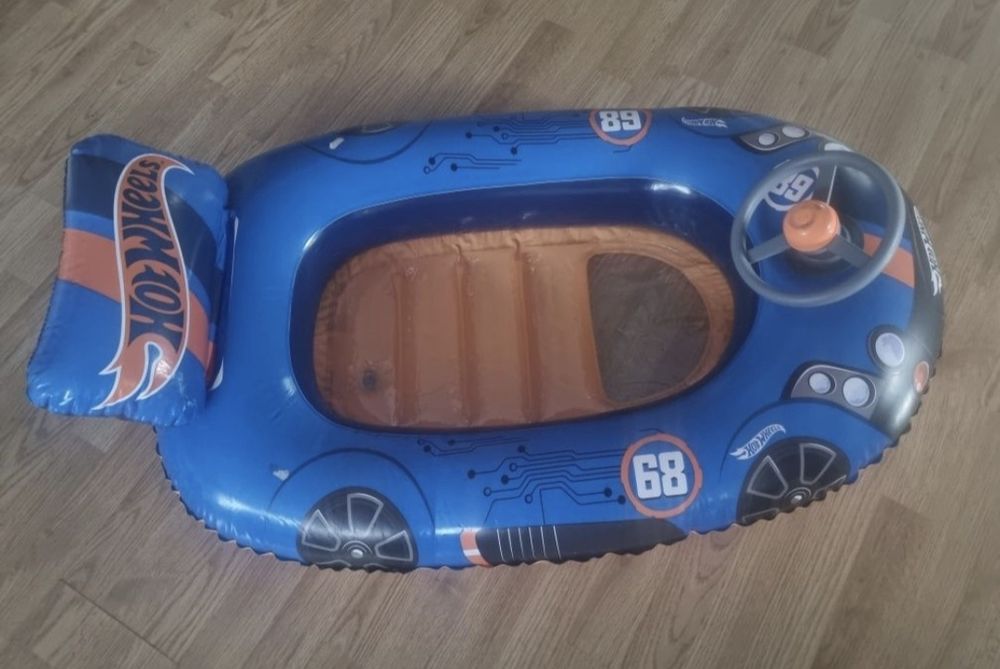 #ponton #dziecięcy #Hot #Wheels #Bestway #łódka #materac