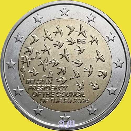 Bélgica 2€ Presidência da UE BU 202 Cardcoin