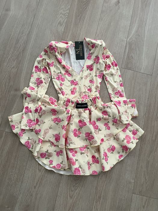 komplet w kwiaty millagro