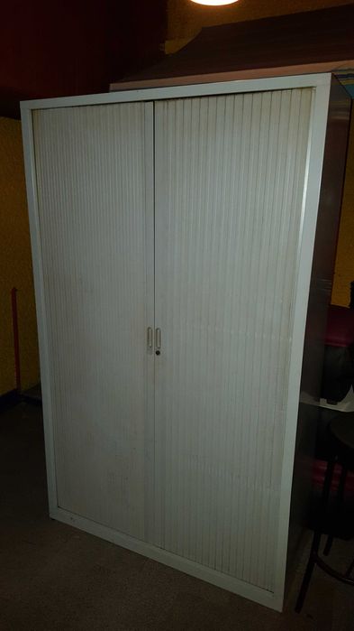 Móvel Armario de Escritório Cinzento 4 prateleiras