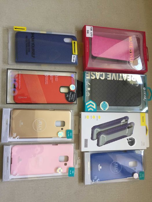 pakiet etui na telefon różne rodzaje