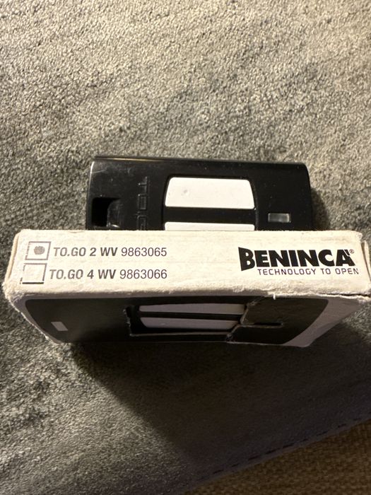 Comando de garagem TO  GO Beninca 2WV (1 uni)