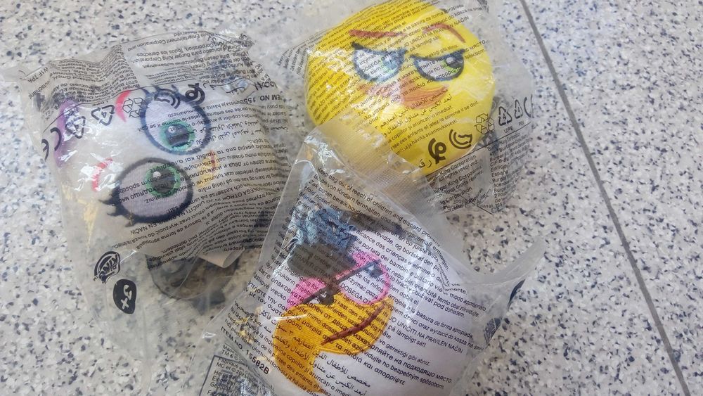 Conjunto de peluches angry birds