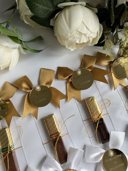 Podziękowanie dla gości merci na pleksi wesele urodziny komunia