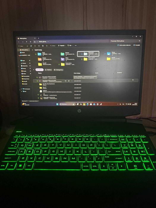 Zadbany laptop gamingowy Hp Pavilion Gaming 15 RTX3050/32GB Ram/ 500gb