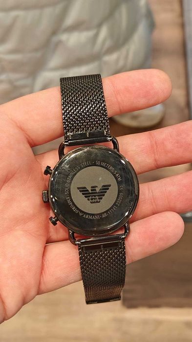 Zegarek Emporio Armani AR1114 | elegancki brąz
