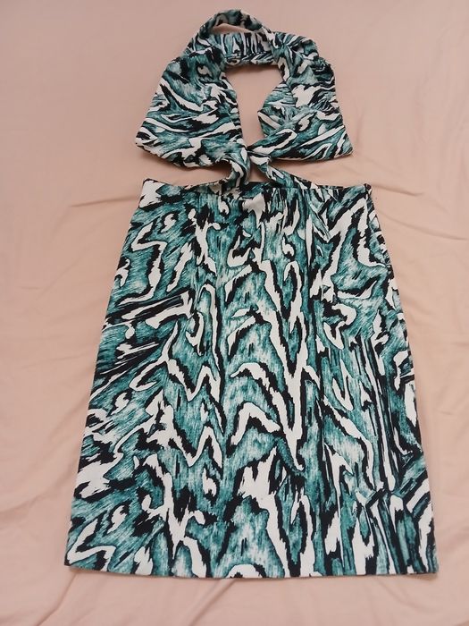 Vestido de malha elástica
