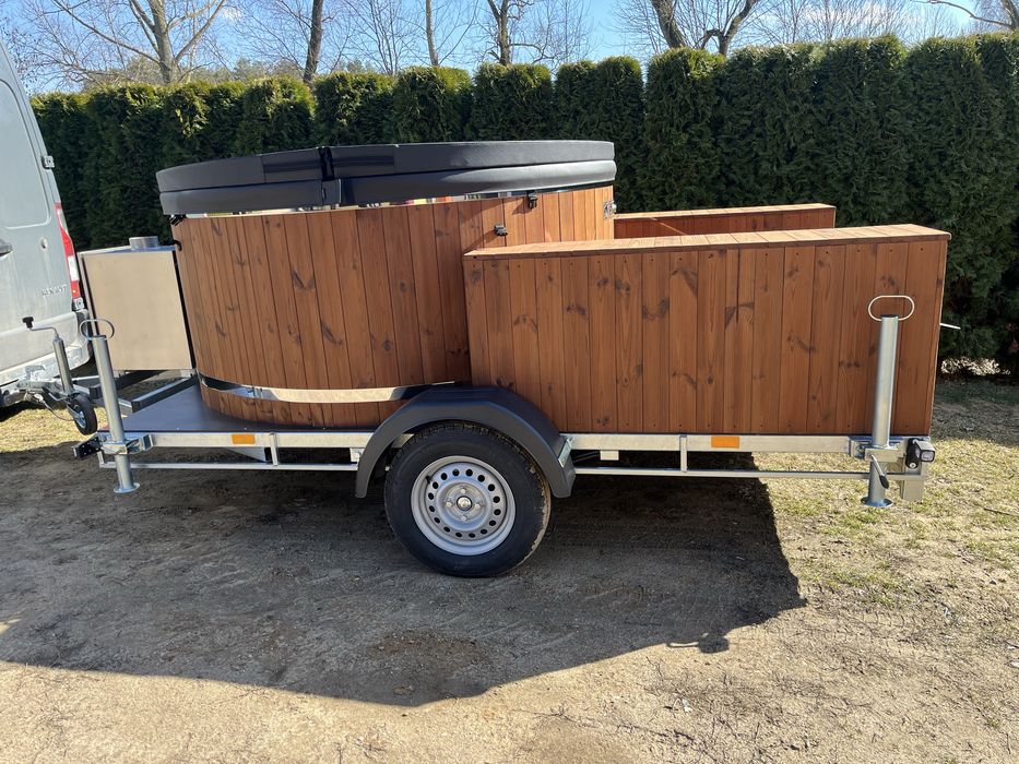 Mobilna Balia Jacuzzi hydromasaż aeromasaż 8 osob!