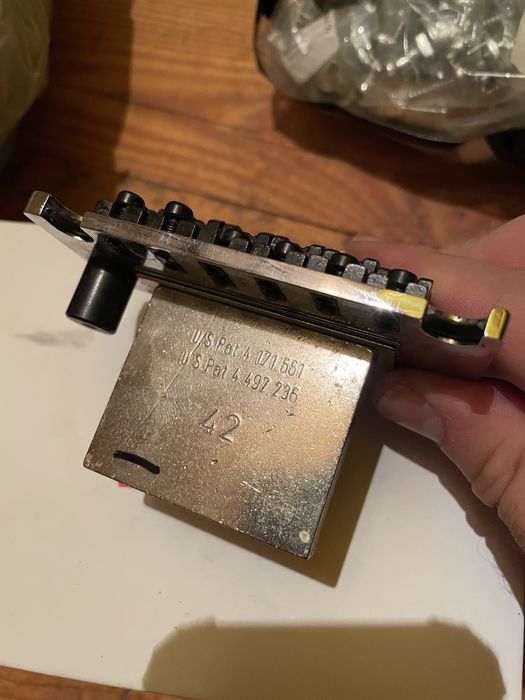 Schaller tremolo floyd rose KOMPLET lata 90 bdb , klUcze LOCKING nut