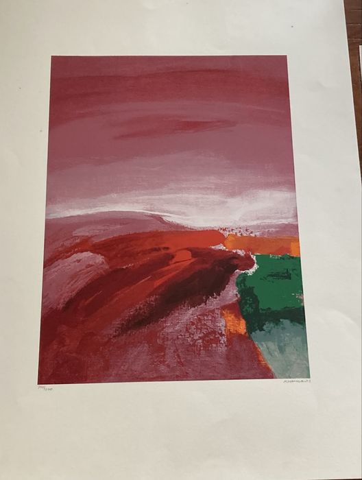 Três serigrafias artisticas