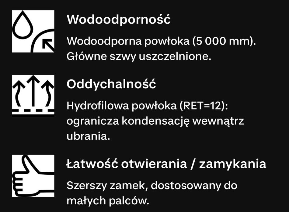 Wiatrówka / kurtka turystyczna Quechua - rozm.103-112, 4-5 lat