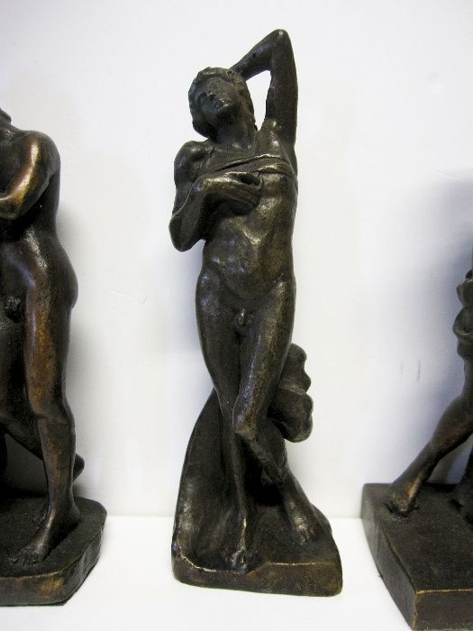 lindas pequenas esculturas em Bronze - reproduções -