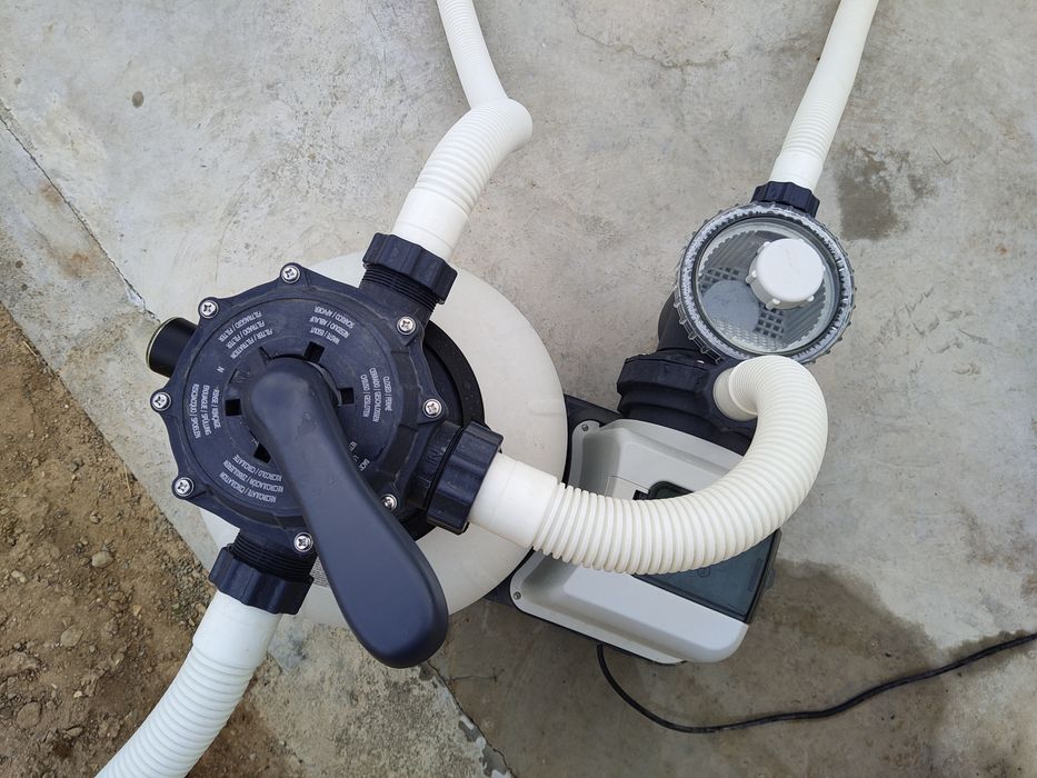 Bomba filtro de areia Intex para piscina