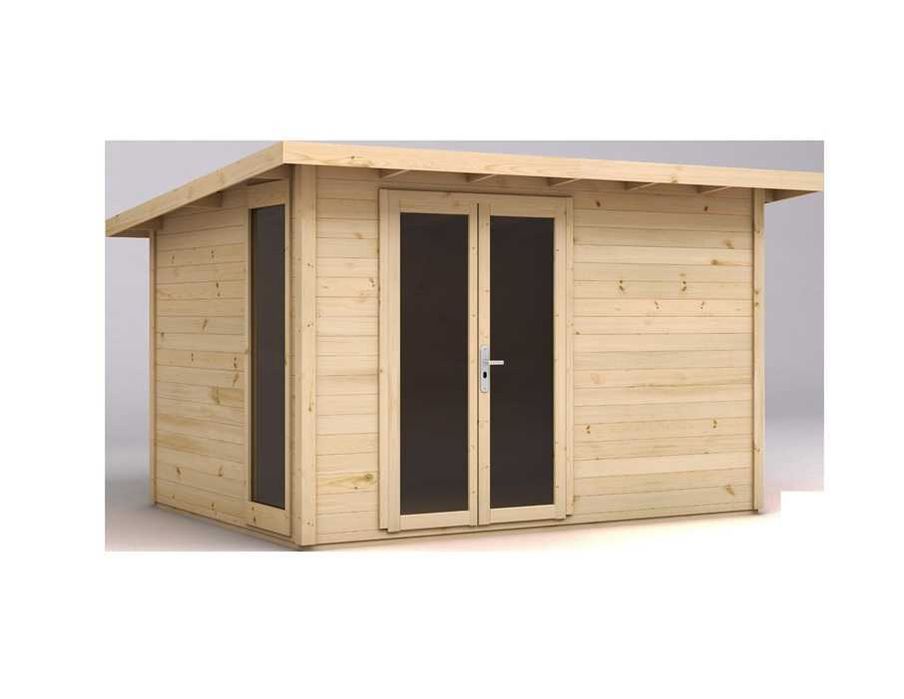 Domek ogrodowy drewniany Chaber 300x370 cm Montaż