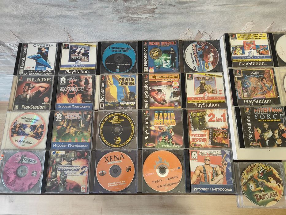 Диски на Sony PlayStation 1, PS 1