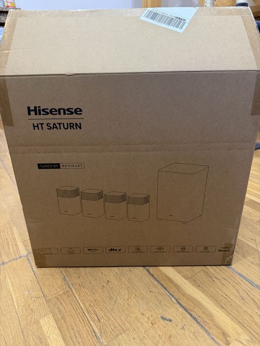 Kino domowe HISENSE HT Saturn Czarny 4.1.2-kanałowy