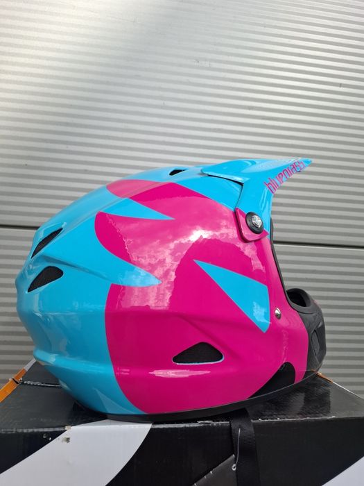 Kask rowerowy fullface ze szczęką dh BMX enduro bluegrass Explicit L