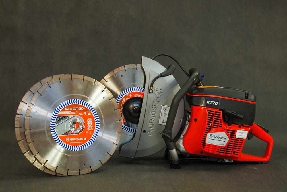 Piła z tarczami K 770 Husqvarna – zestaw