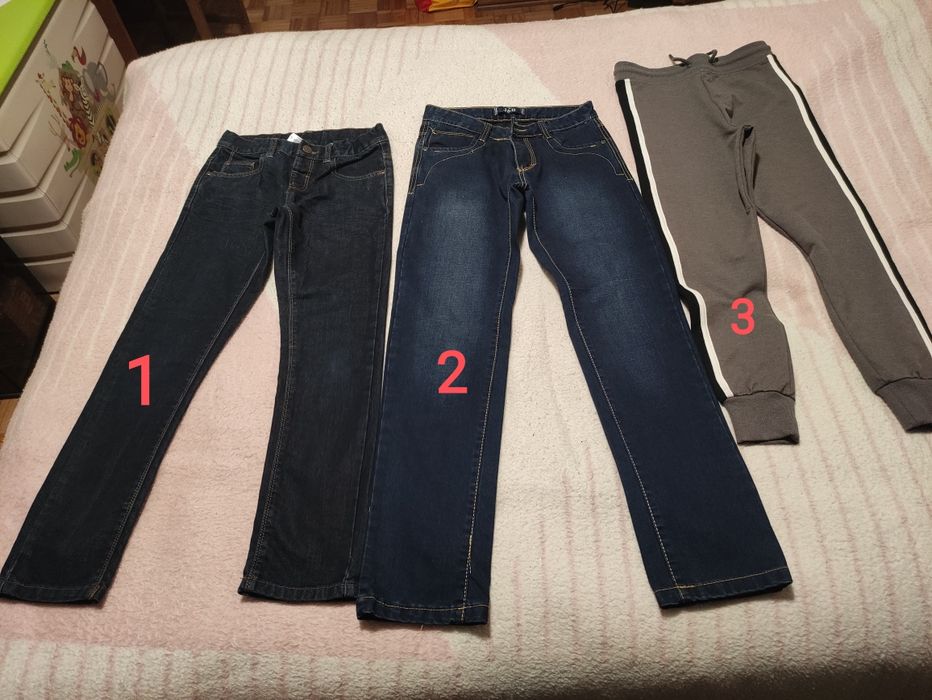 Calças de ganga fato de treino