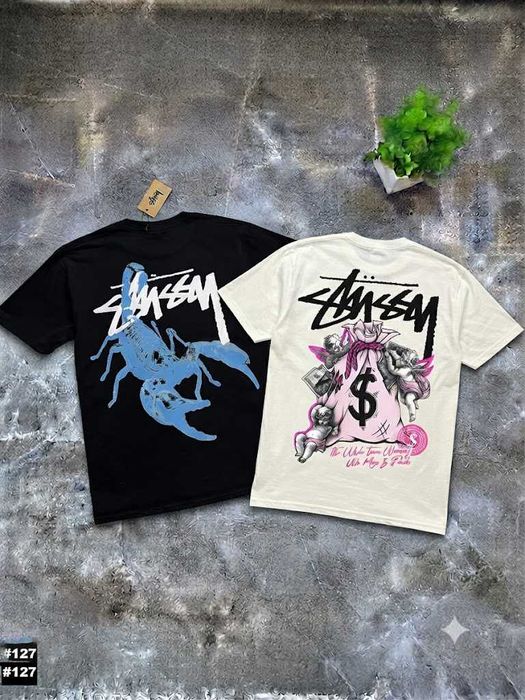 Stussy Футболка Новая Money Angel (XS S M L XL XXL)
