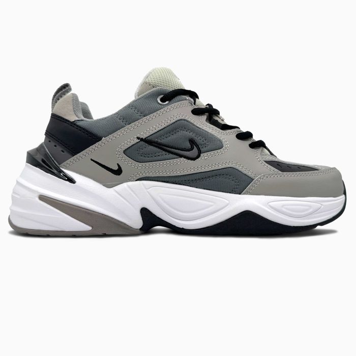 Мужские кроссовки Nike M2K Black/Grey Premium. Размеры 40-45