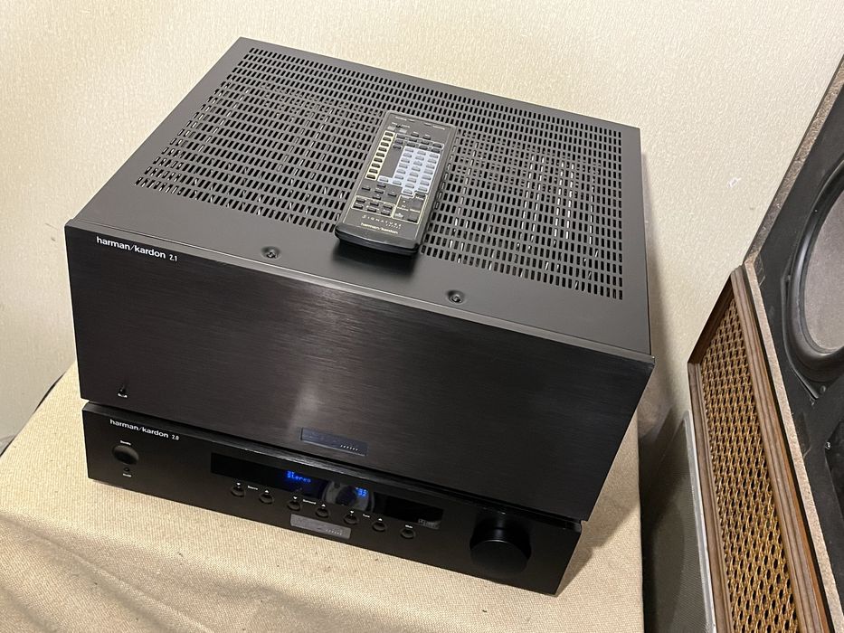 Топовый HI-END усилитель HARMAN/KARDON SIGNATURE 2.0 + 2.1 (30кг)