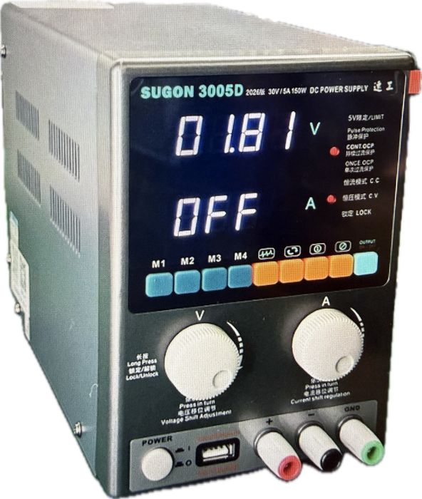 Zasilacz serwisowy laboratoryjny precyzyjny sugon 3005D model 2026r