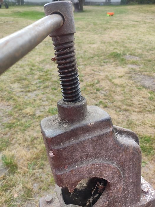 Imadło do gwintowania rór zeliwo