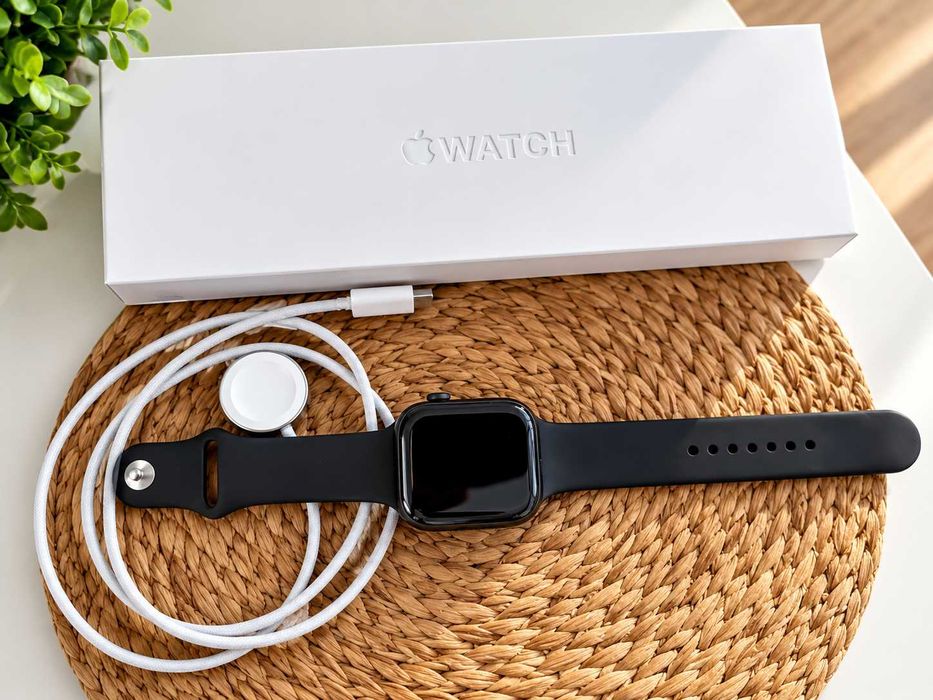 Apple Watch 12 GPS 46mm czarny – iSpot – komplet