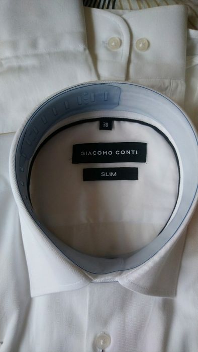 Koszula biała elegancka męska Giacomo Conti