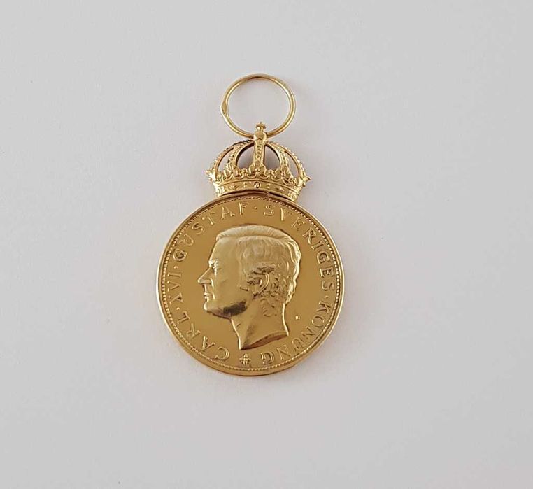 Medal - Carl XVI Gustaf Sveriges Konung - srebro złocone