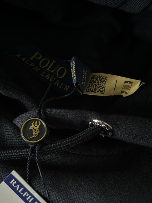 100% ОРИГІНАЛ | утеплене Худі Polo Ralph Lauren Navy Blue, L