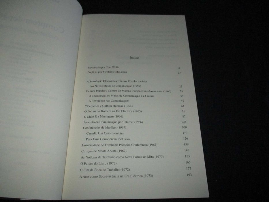 Livro Compreender-me Marshall McLuhan