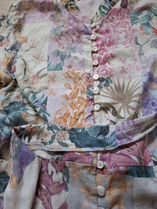 Сукня коротенька  zara розмір М льон