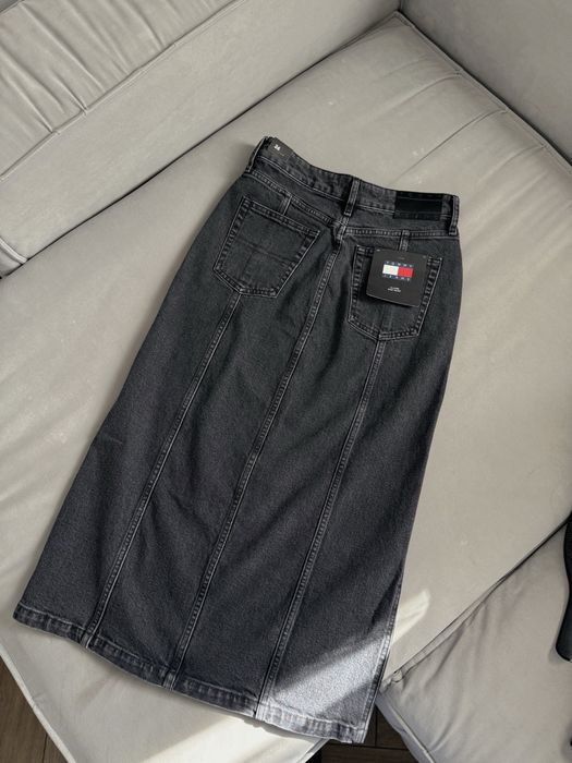 Жіночі джинсова міні/міді спідниця з розрізом 26 розмір S Tommy Hilfiger Jeans