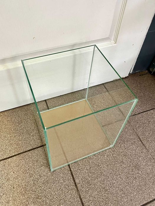 Akwarium Kostka 25x25x30 19L Bezbarwny Silkon NOWE