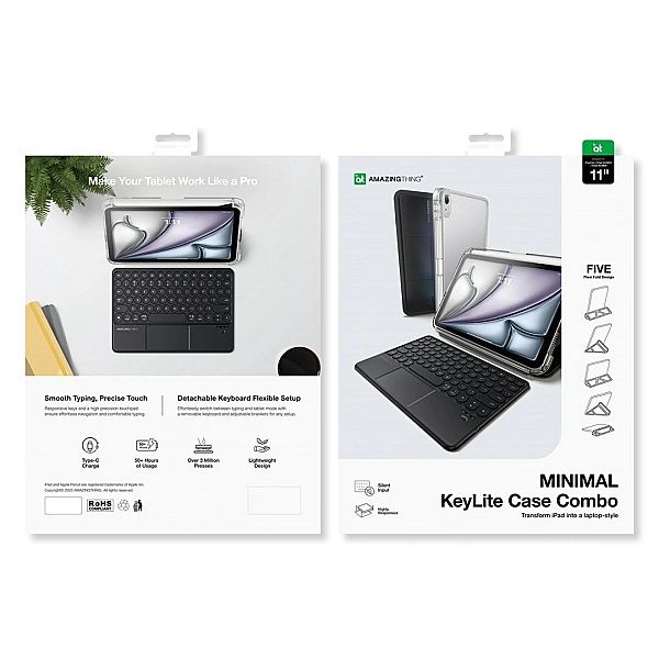 Etui z klawiaturą AMAZINGTHING Minimal Case Keylite Combo na iPad Air