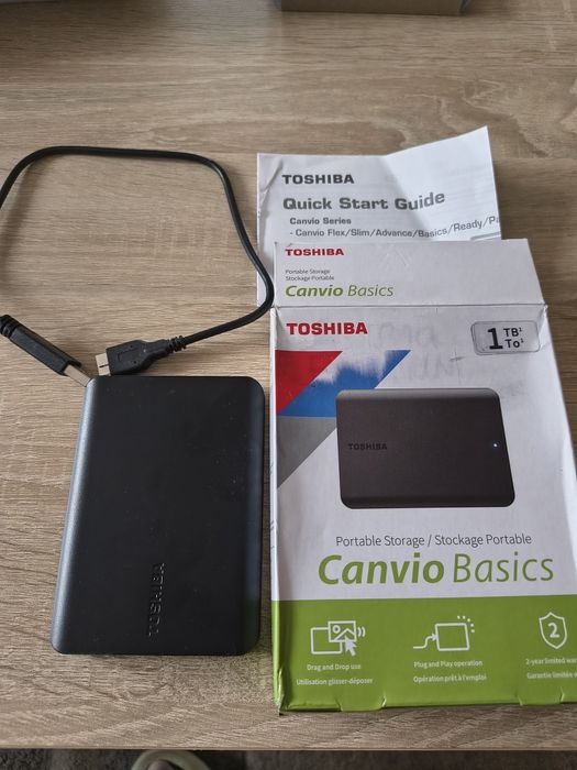 Dysk zewnętrzny Toshiba Canvio Basic 1TB