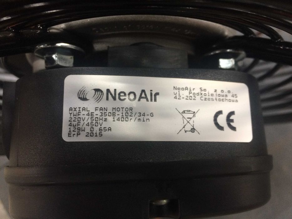 Zestaw do kotła nadmuchowego ( 2x wentylator, sterownik) warsztat