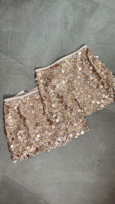 Спідниця з паєтками Zara S