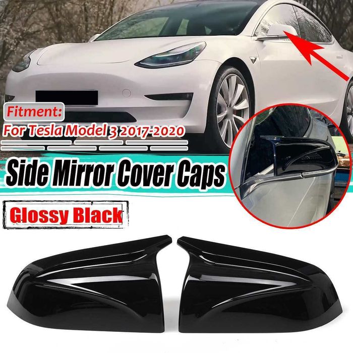 Накладки на боковые зеркала Tesla Model 3 Y зеркала модел 3 У накладки