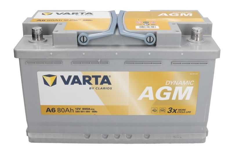 Varta A6  80Ah 800A AGM Start-Stop Dowóz (montaż) trójmiasto i okolice