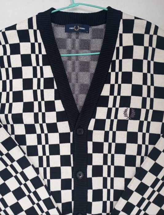 Чоловічий светр кардиган Fred Perry M.L. 100% cotton.
