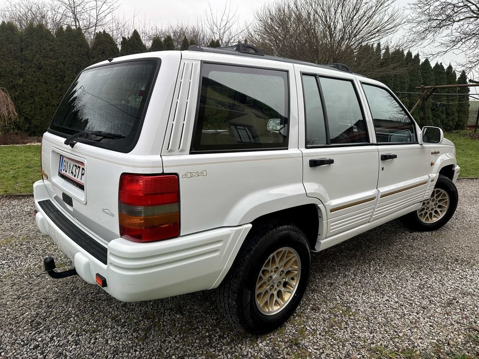 JEEP GRAND CHEROKEE ZJ 4.0 185PS 4x4 Klima Skóra Infinity BIAŁY KRUK !